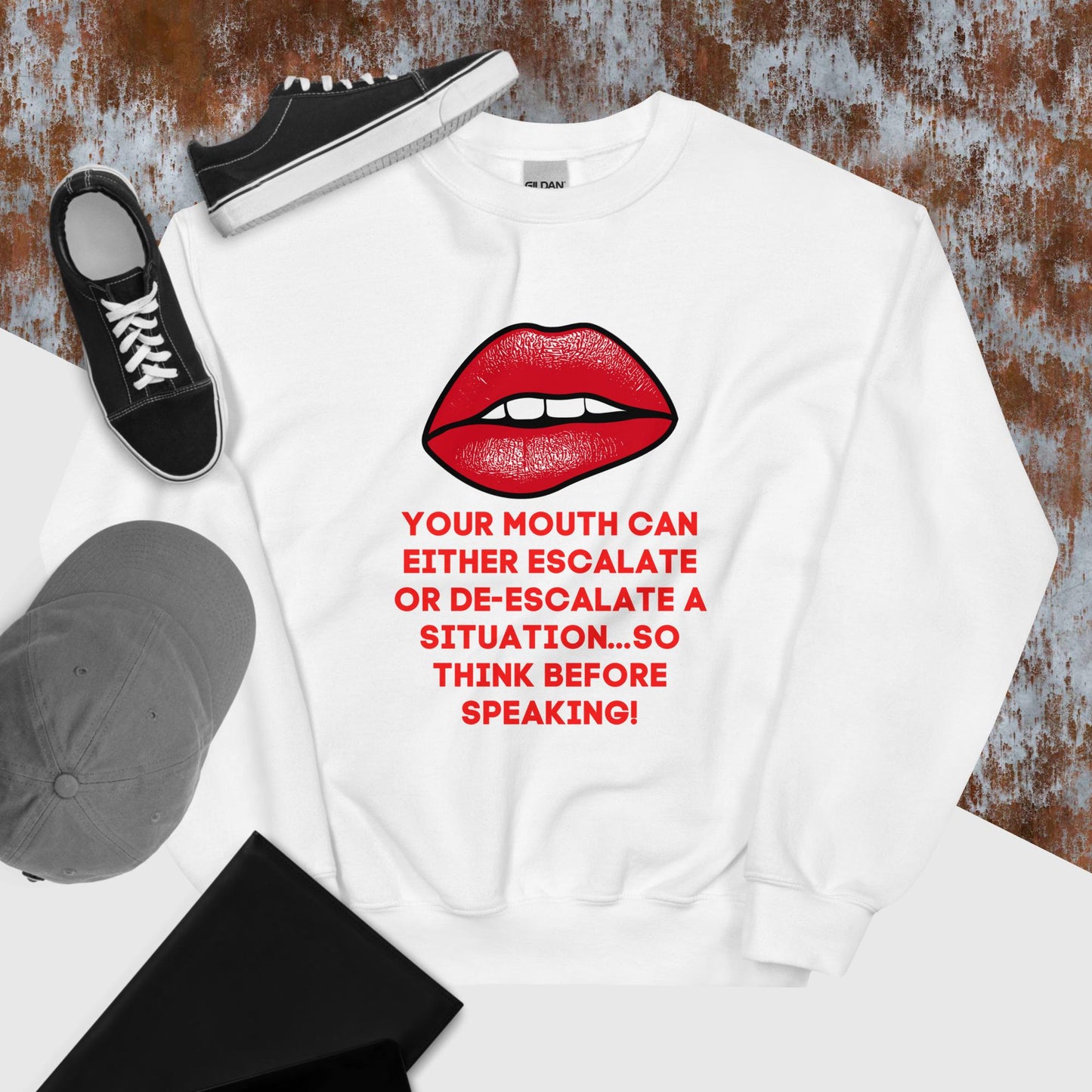 Don't Let Your Mouth... - Unisex Sweatshirt