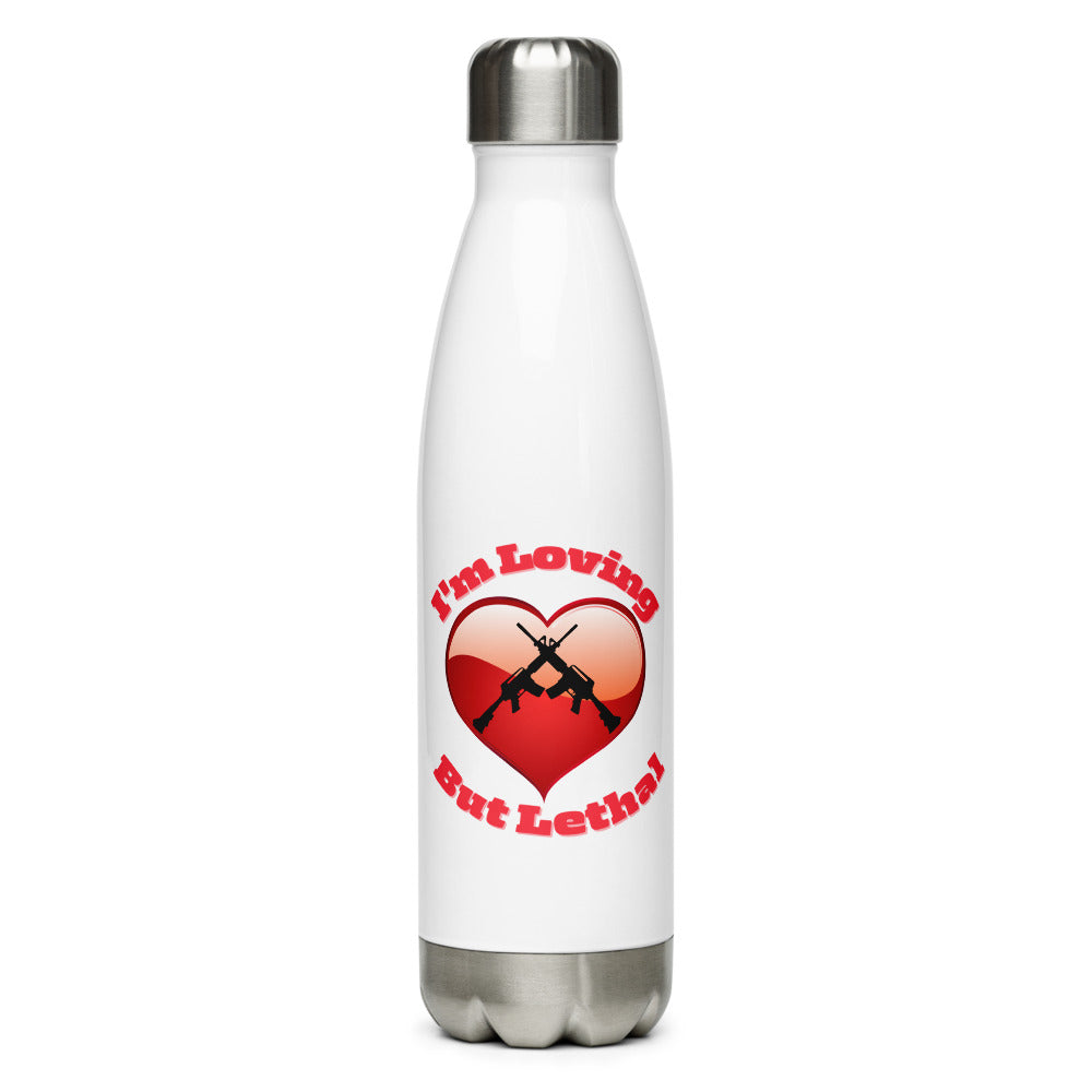 Loving But Lethal - Stainless Steel Water Bottle