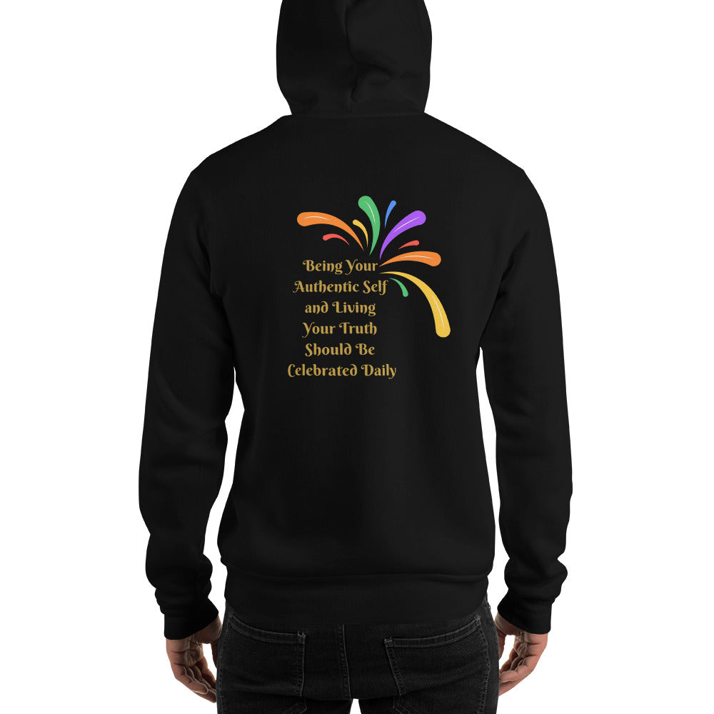 Celebrated Daily - Unisex Hoodie (Design on the Back)