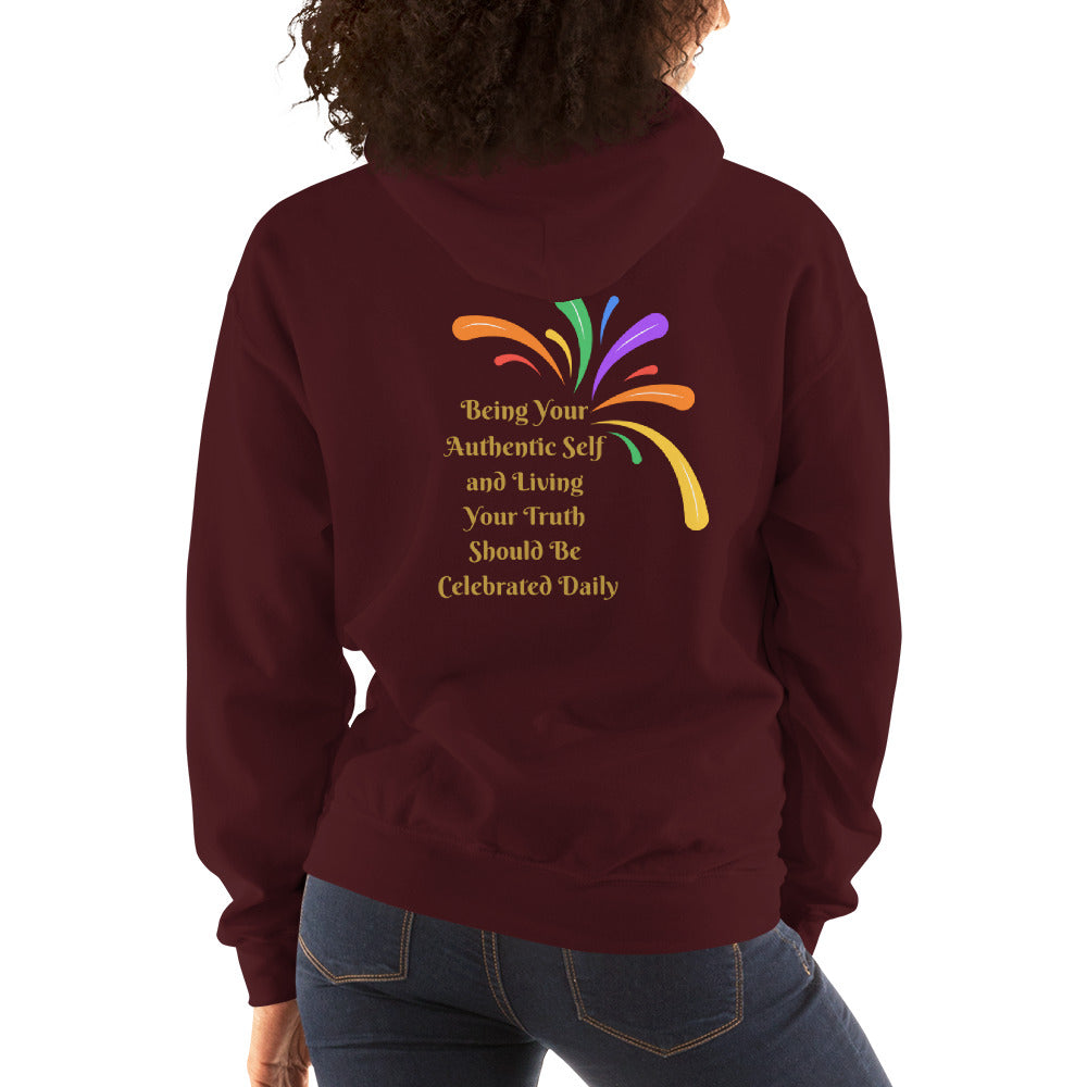 Celebrated Daily - Unisex Hoodie (Design on the Back)