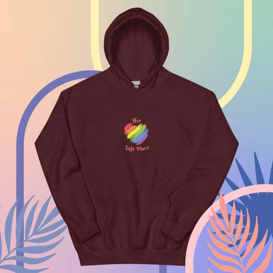 Her Safe Place (Pride) - Unisex Hoodie