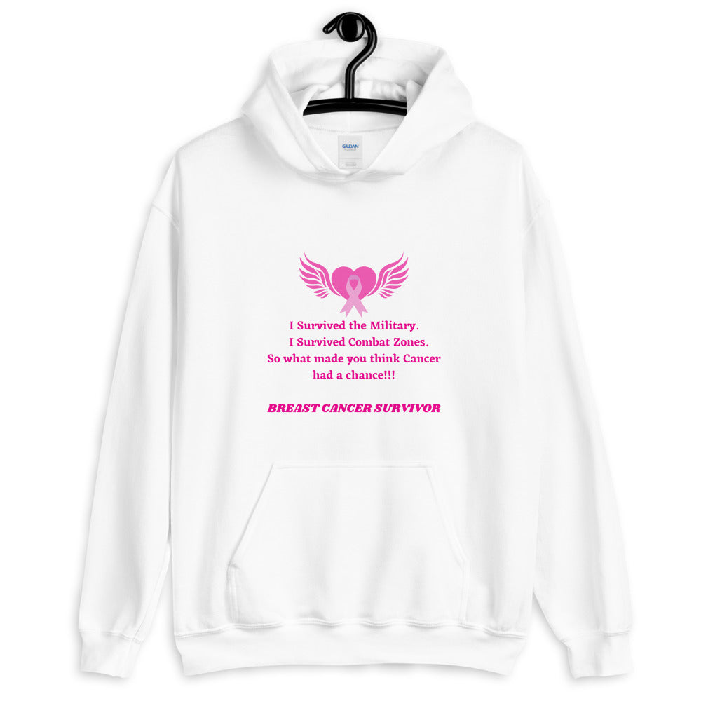 Breast Cancer Survivor (Military) - Unisex Hoodie