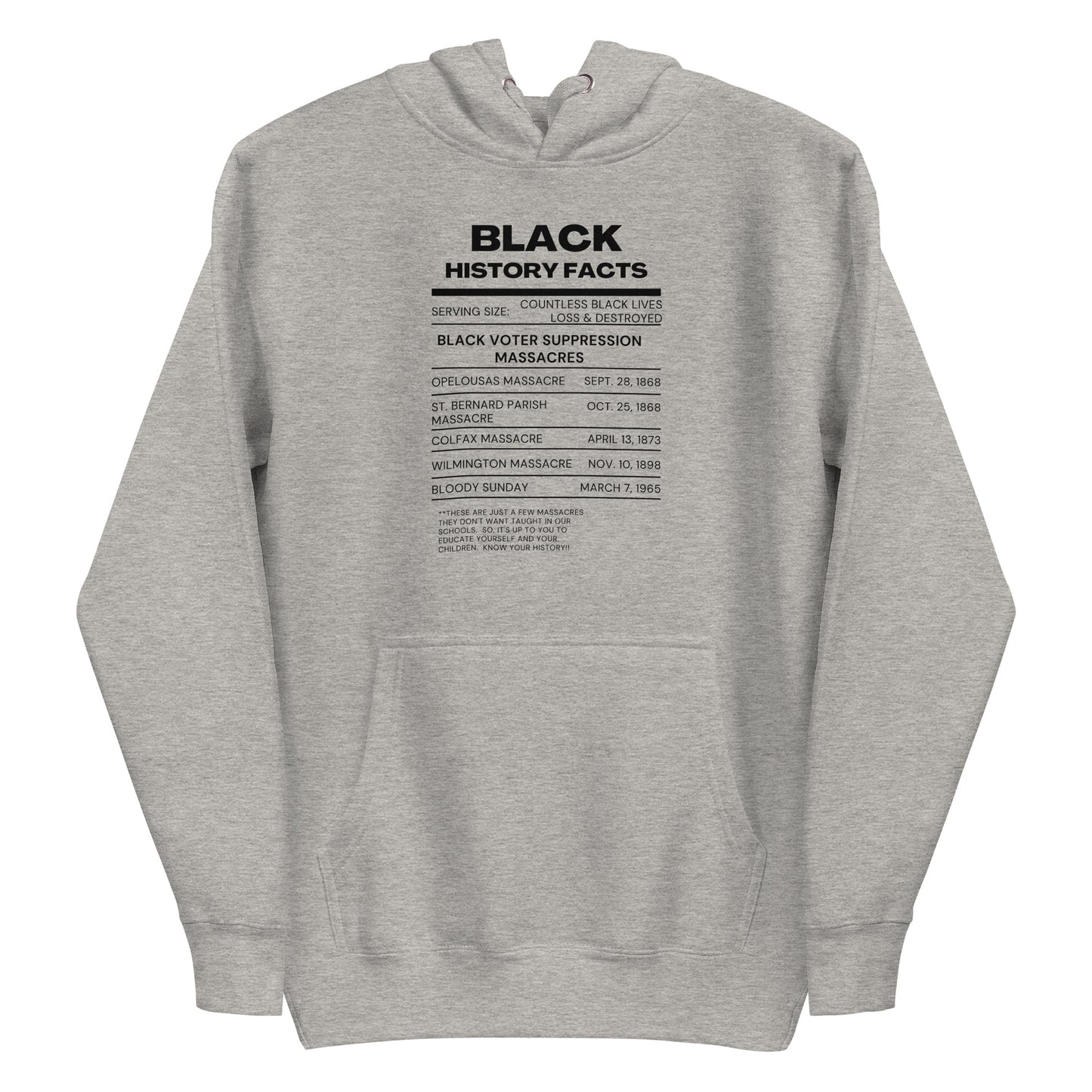 History Facts - Unisex Hoodie