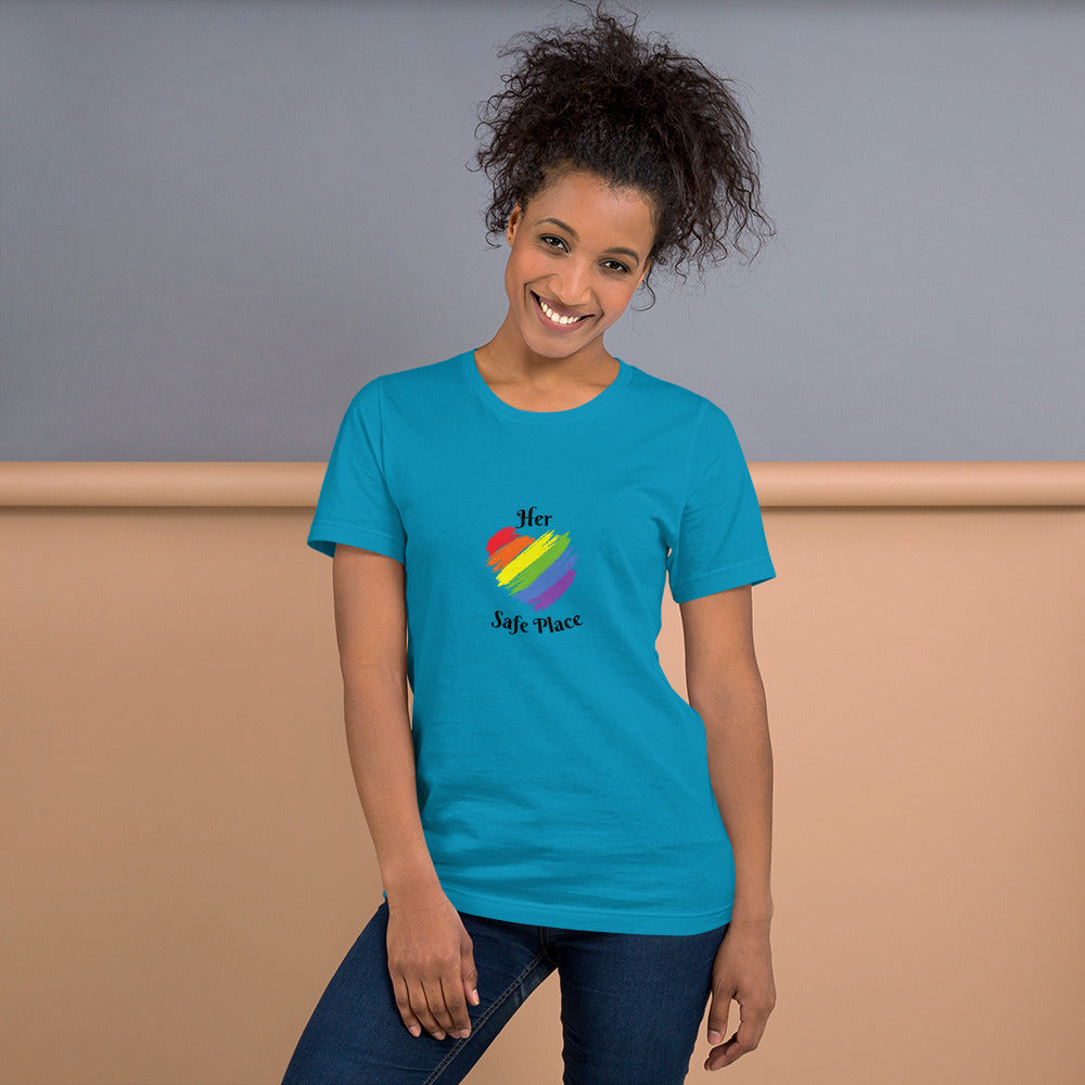Her Safe Place (Pride) - Unisex t-shirt