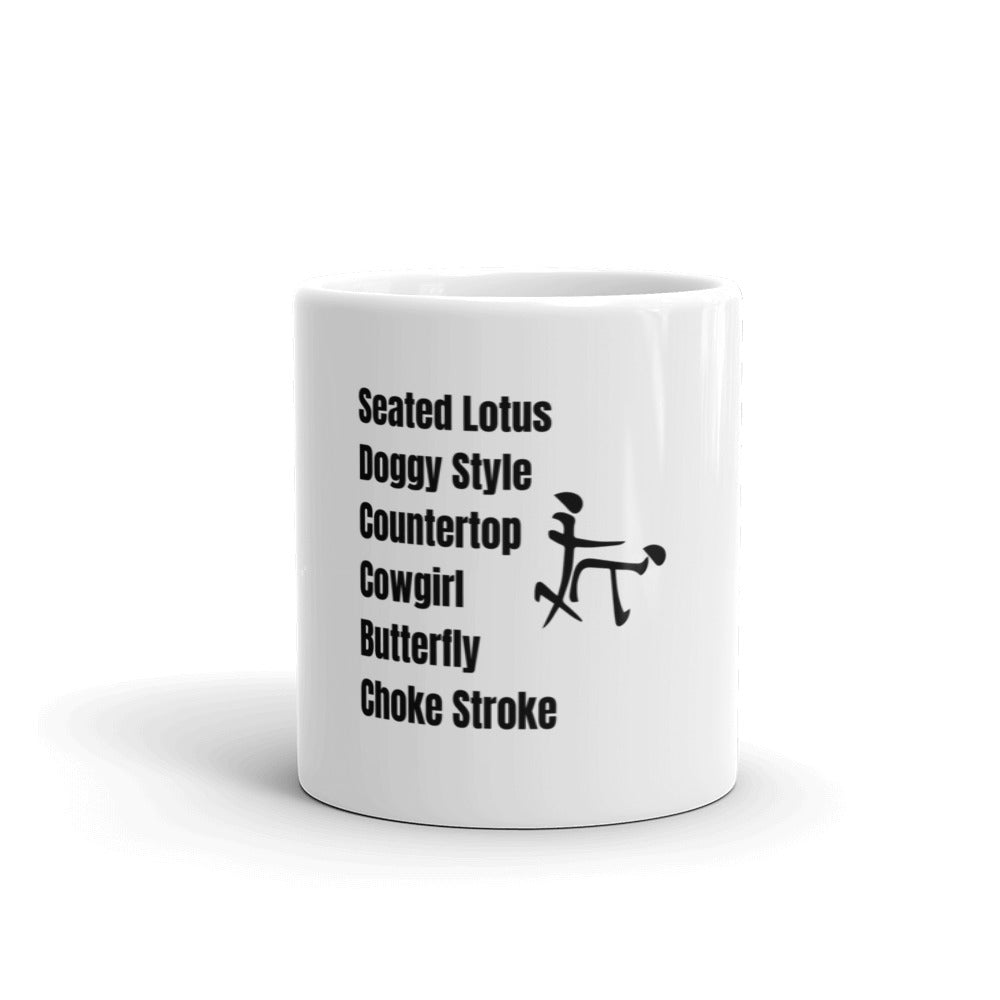 Love Language (Seated Lotus) - White glossy mug